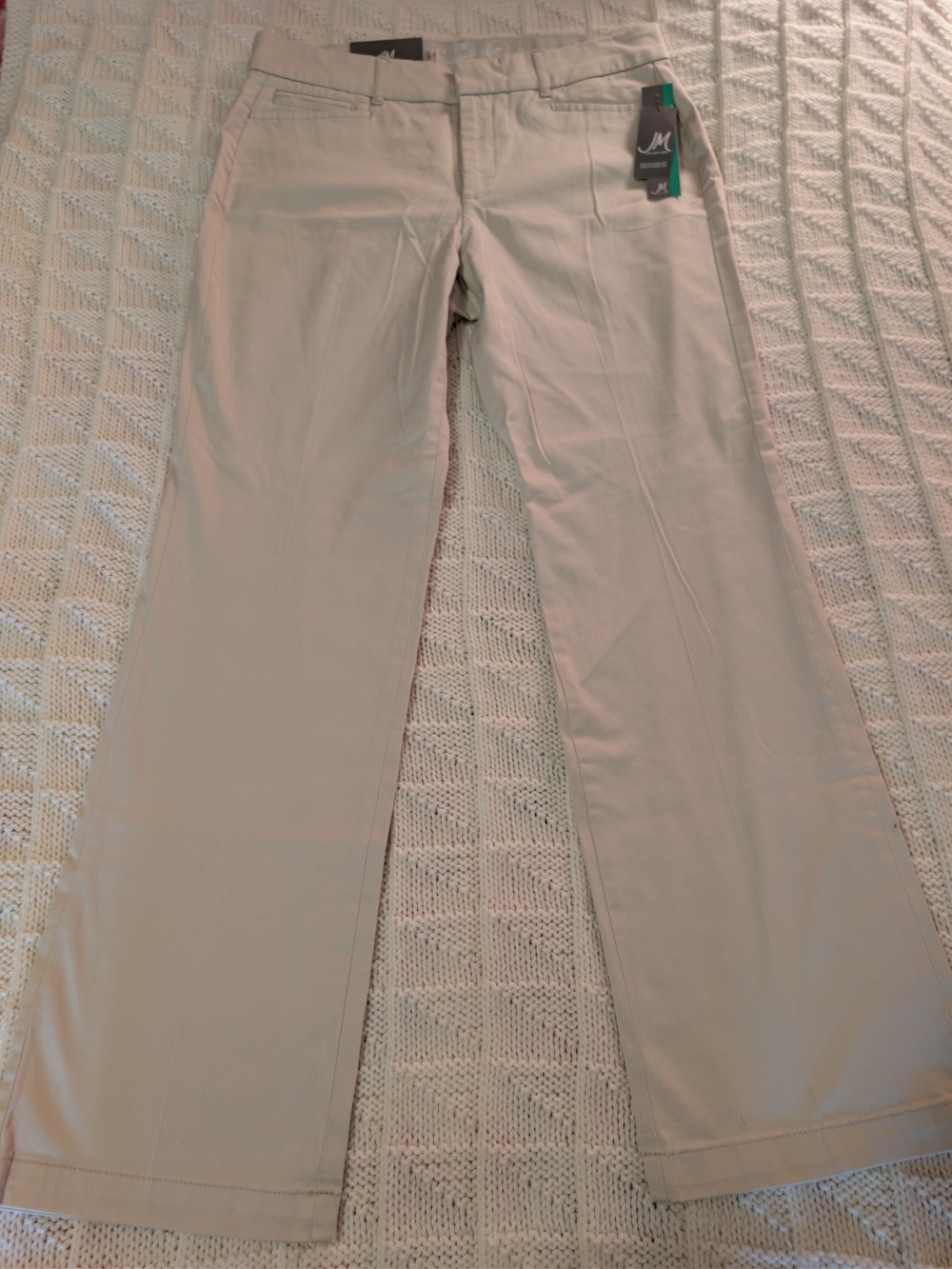 JM Collection Light Beige Trousers